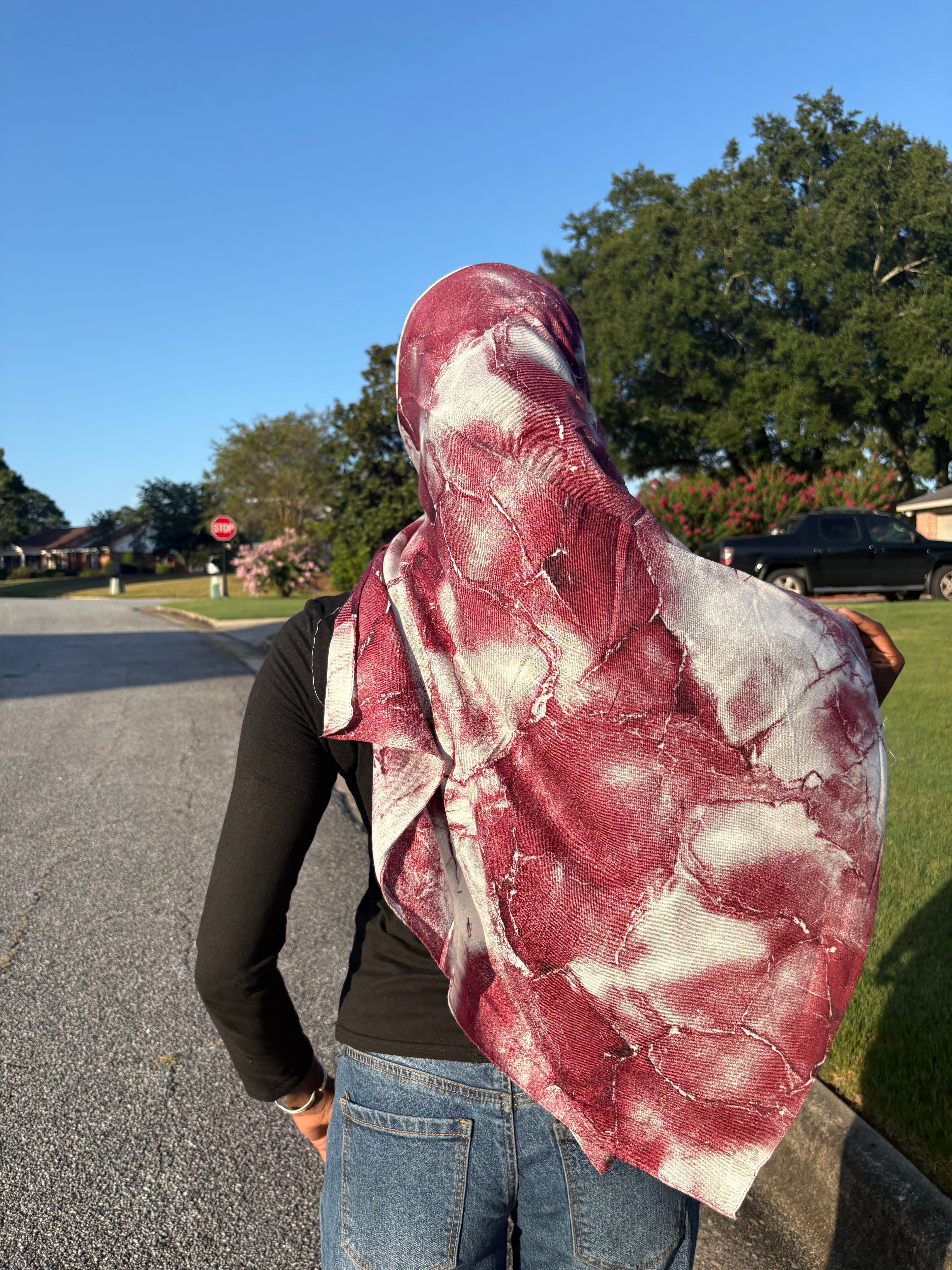 Tie Die Modal hijab